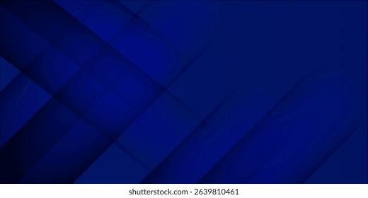 Abstract blue background. Modern simple blue geometric design. Minimal shapes. Vector illustration