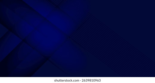 Abstract blue background. Modern simple blue geometric design. Minimal shapes. Vector illustration