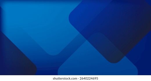 Abstract blue background. Modern simple blue geometric design. Minimal shapes. Suit for booklet, brochure, banner, poster, website, flyer, cover, corporate, backdrop. Vector illustration