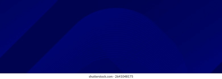 Abstract blue background. Modern simple blue geometric design. Minimal shapes. Suit for booklet, brochure, banner, poster, website, flyer, cover, corporate, backdrop. Vector illustration