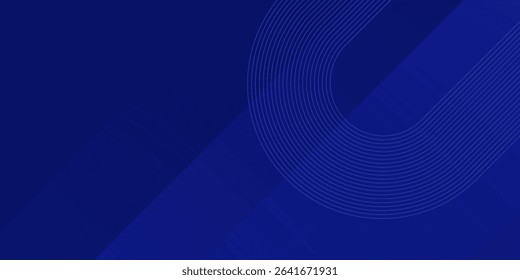Abstract blue background. Modern simple blue geometric design. Minimal shapes. Suit for booklet, brochure, banner, poster, website, flyer, cover, corporate, backdrop. Vector illustration