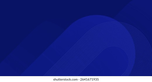 Abstract blue background. Modern simple blue geometric design. Minimal shapes. Suit for booklet, brochure, banner, poster, website, flyer, cover, corporate, backdrop. Vector illustration