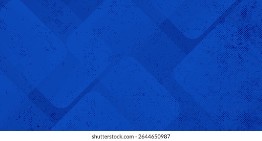 Abstrakter blauer Hintergrund. Modernes, einfaches, geometrisches Design in Blau. Minimale Formen. Anzug für Broschüre, Broschüre, Banner, Poster, Website, Flyer, Cover, Corporate, Kulisse. Vektorgrafik