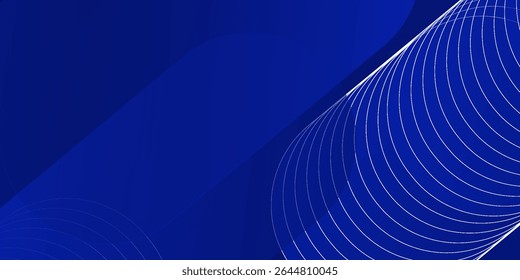 Abstract blue background. Modern simple blue geometric design. Minimal shapes. Suit for booklet, brochure, banner, poster, website, flyer, cover, corporate, backdrop.