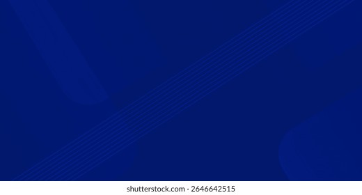 Abstract blue background. Modern simple blue geometric design. Minimal shapes. Suit for booklet, brochure, banner, poster, website, flyer, cover, corporate, backdrop. Vector illustration