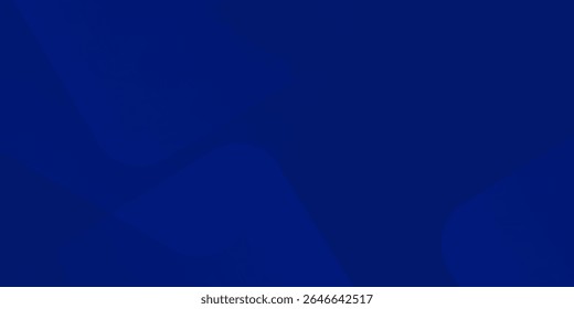 Abstract blue background. Modern simple blue geometric design. Minimal shapes. Suit for booklet, brochure, banner, poster, website, flyer, cover, corporate, backdrop. Vector illustration
