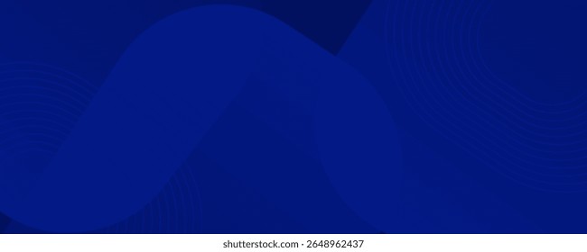 Fundo azul abstrato. Design geométrico azul simples moderno. Formas mínimas. Terno para livreto, brochura, banner, cartaz, site, folheto, capa, corporativo, pano de fundo. Ilustração vetorial