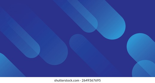 Abstract blue background. Modern simple blue geometric design. Minimal shapes. Suit for booklet, brochure, banner, poster, website, flyer, cover, corporate, backdrop. Vector illustration
