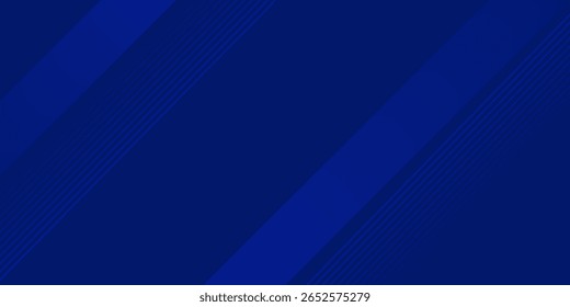 Abstract blue background. Modern simple blue geometric design. Minimal shapes. Suit for booklet, brochure, banner, poster, website, flyer, cover, corporate, backdrop. Vector illustration