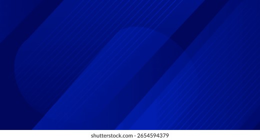 Abstract blue background. Modern simple blue geometric design. Minimal shapes. Suit for booklet, brochure, banner, poster, website, flyer, cover, corporate, backdrop. Vector illustration