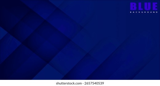 Abstract blue background. Modern simple blue geometric design. Minimal shapes. Vector illustration
