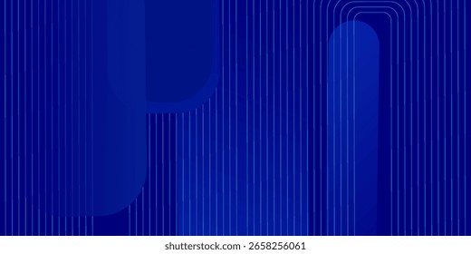 Abstract blue background. Modern simple blue geometric design. Minimal shapes. Suit for booklet, brochure, banner, poster, website, flyer, cover, corporate, backdrop.