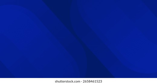 Abstrakter blauer Hintergrund. Modernes, einfaches, geometrisches Design in Blau. Minimale Formen. Anzug für Broschüre, Broschüre, Banner, Poster, Website, Flyer, Cover, Corporate, Kulisse EPS10