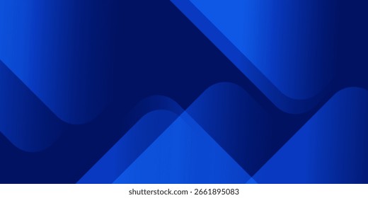 Abstract blue background. Modern simple blue geometric design. Minimal shapes. Suit for booklet, brochure, banner, poster, website, flyer, cover, corporate, backdrop. Vector illustration