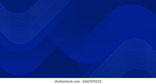 Fundo azul abstrato. Design geométrico azul simples moderno. Formas mínimas.