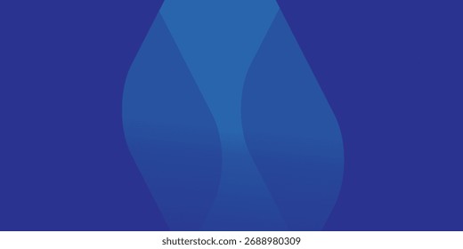 Abstract blue background. Modern simple blue geometric design. Minimal shapes. Suit for booklet, brochure, banner, poster, website, flyer, cover, corporate, backdrop. Vector illustration