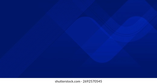 Abstract blue background. Modern simple blue geometric design. Minimal shapes. Suit for booklet, brochure, banner, poster, website, flyer, cover, corporate, backdrop. Modern design
