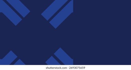 Abstract blue background. Modern simple blue geometric design. Minimal shapes. Suit for booklet, brochure, banner, poster, website, flyer, cover, corporate, backdrop. Vector illustration