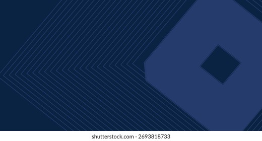 Abstract blue background. Modern simple blue geometric design. Minimal shapes. Suit for booklet, brochure, banner, poster, website, flyer, cover, corporate, backdrop. Vector illustration