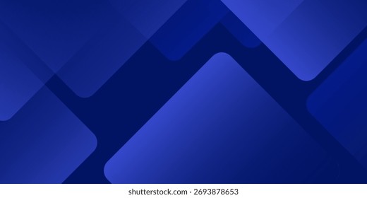 Abstract blue background. Modern simple blue geometric design. Minimal shapes. Suit for booklet, brochure, banner, poster, website, flyer, cover, corporate, backdrop. Vector illustration
