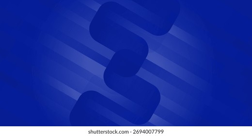 Abstract blue background. Modern simple blue geometric design. Minimal shapes. Suit for booklet, brochure, banner, poster, website, flyer, cover, corporate, backdrop. Vector illustration