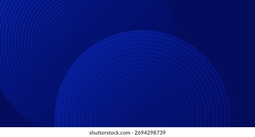Abstrakter blauer Hintergrund. Modernes, einfaches, geometrisches Design in Blau. Minimale Formen. Anzug für Broschüre, Broschüre, Banner, Poster, Website, Flyer, Cover, Corporate, Kulisse. Vektorgrafik