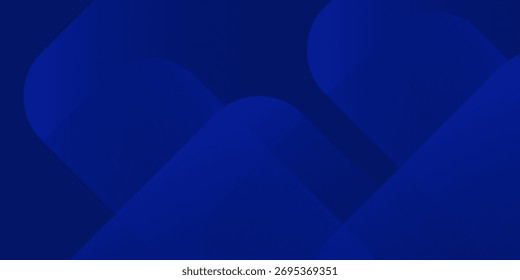 Abstract blue background. Modern simple blue geometric design. Minimal shapes. Suit for booklet brochure simple abstract