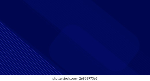 Abstract blue background. Modern simple blue geometric design. Minimal shapes. Suit for booklet, brochure, banner, poster, website, flyer, cover, corporate, backdrop. Vector illustration