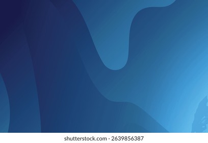 Abstract blue background. Modern blue smooth shapes abstract background presentation design for corporate business	