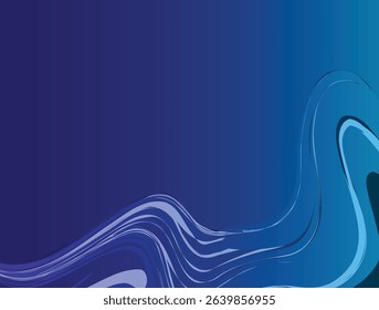 Abstract blue background. Modern blue smooth shapes abstract background presentation design for corporate business	