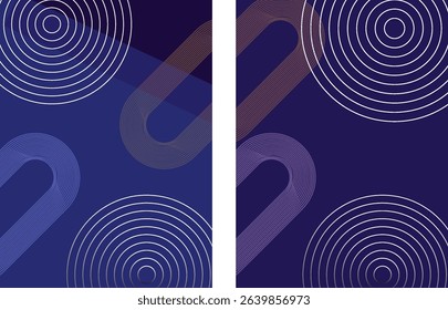 Abstract blue background. Modern blue smooth shapes abstract background presentation design for corporate business	