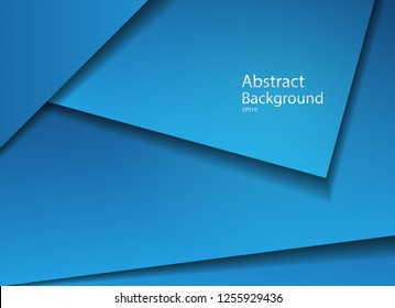 Abstract blue background, modern style overlay, with space for design, text input ,Design business cards, website, brochures, leaflets, banners.