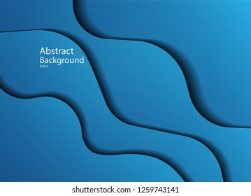 Abstract blue background, modern style overlay, with space for design, text input ,Design business cards, website, brochures, leaflets, banners.