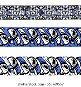 abstract blue background native north american
