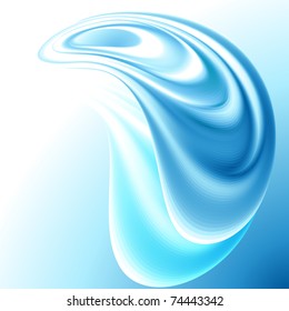 Abstract blue background (no mesh)