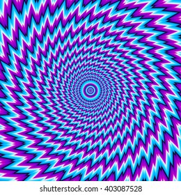 Abstract blue background (optical expansion illusion)