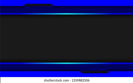 Abstract blue background overlap layer on for text and background design