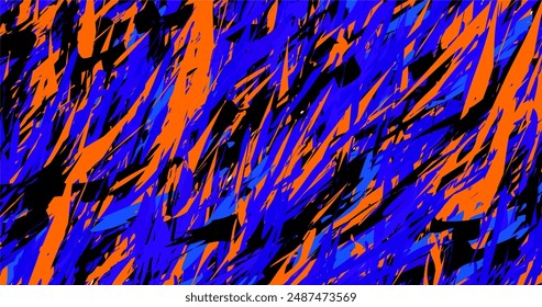 fondo azul abstracto con estilo de pintura