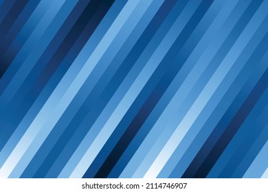 Abstract blue background with paper cut abstract geometric shapes. Dynamic colorful diagonal line. Design for poster, banner, card. 3D paper images with a subtle blend. Copy space.