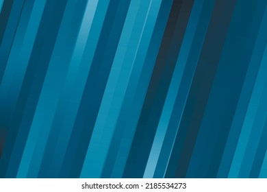 Abstract blue background with paper cut abstract geometric shapes. Dynamic colorful diagonal line. Design for poster, banner, card. 3D paper images with a subtle blend. Copy space.