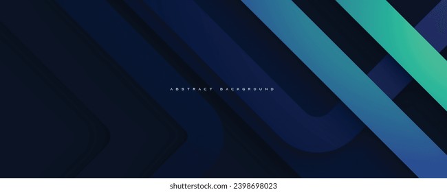 Abstract blue background. Papercut Layers texture design vector.