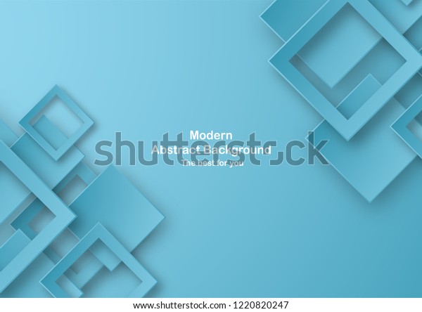 Abstract Blue Background Pastel Color Template Stock Vector (Royalty