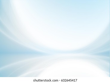 Abstract blue background or pattern with smooth lines. vector design.