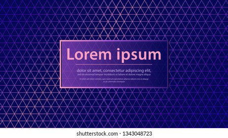Abstract blue background with a picture of a technological grid. Template for websites, landing pages, banners, business, advertising, etc.