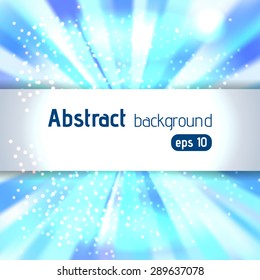 Abstract blue background with place for text