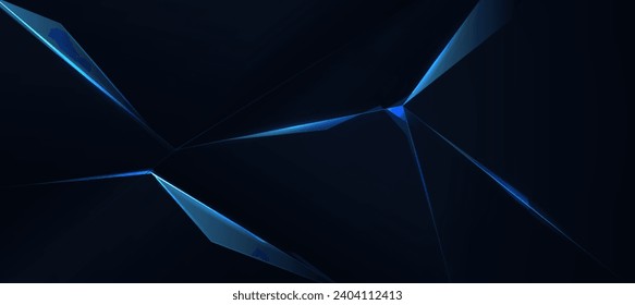 Abstrakter blauer Hintergrund Polygon eleganter Hintergrund und Banner-Business-Produkt anwesend und Webseite