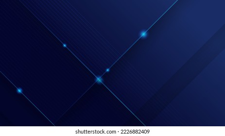 Abstract blue background poster with dynamic. technology network Vector illustration.