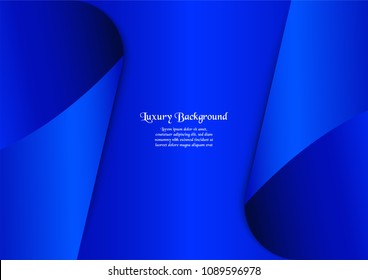 Abstract blue background in premium concept with copy space.Template design for cover, business presentation, web banner and packaging.
