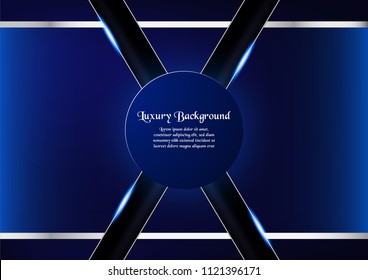 Abstract blue background in premium concept with copy space.Template design for cover, business presentation, web banner, wedding invitation and luxury packaging.