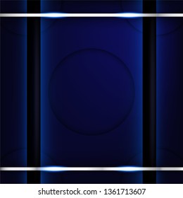Abstract blue background in premium concept with copy space.Template design for cover, business presentation, web banner and packaging.